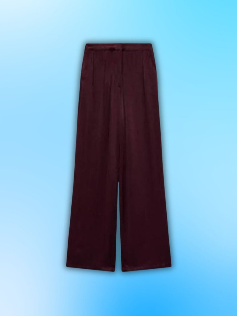 [ZARA] Flowy Full Length Satin Pants